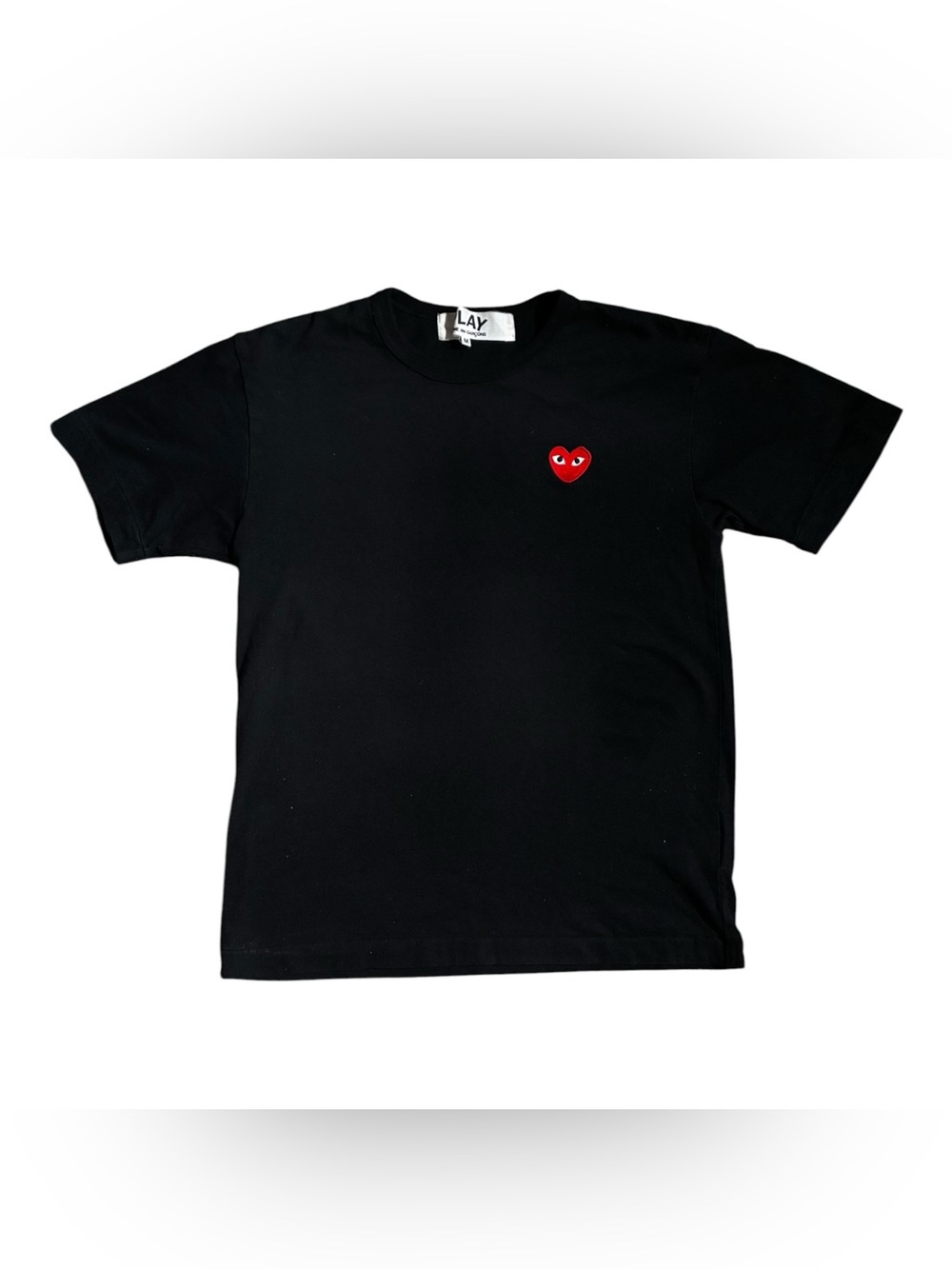 Comme des Garcons CDG Play Short Sleeve Shirt Black